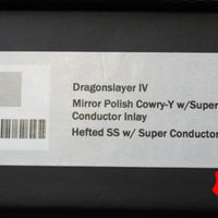 Marfione Dragonslayer W/ Mirror Polish Cowry-Y Blade and Superconductor Inlay 354-MCK Superconductor