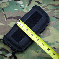 Small Cordura Zippered Knife Pouch with Velcro Strip