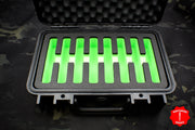 Pelican Eight Knife Case - Green Interior