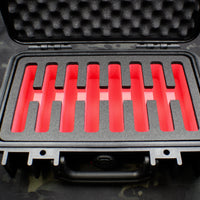 Pelican Eight Knife Case - Red Interior