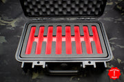 Pelican Eight Knife Case - Red Interior