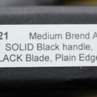 Protech Medium Brend Black Body Black Blade Out The Side (OTS) Auto Knife 1321