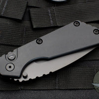 Strider SnG Operator Auto OTS Black Body SPECIAL Tritum Button Inlay Sterile Black Blade and Hardware 2403-OP