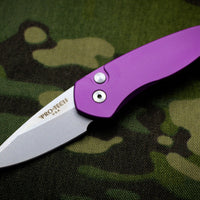 Protech Sprint Purple Handle Stonewash California Legal 1.94" Blade 2905-PURPLE