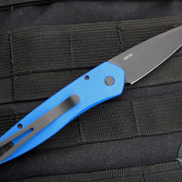 Protech Newport Out The Side OTS Auto- Blue Handle with Black Blade 3407-BLUE