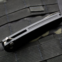 Protech Malibu Flipper Black Handle with a Wharncliffe Stonewash Blade 5101