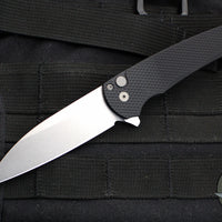 Protech Malibu Flipper- Wharncliffe Blade- Textured Black Handle- Stonewash Magnacut Steel Blade 5305