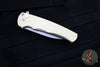 Protech Malibu Flipper- Wharncliffe Blade- Textured Bronze Aluminum Handle- Stonewash Magnacut Steel Blade 5311