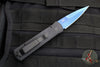 Protech Godson Out The Side Auto (OTS)- Black Handle- Sapphire Blue Blade 721-SB