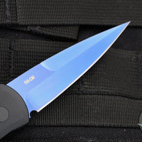 Protech Godson Out The Side Auto (OTS)- Black Handle- Sapphire Blue Blade 721-SB