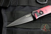 Protech Godson Out The Side Auto (OTS) Special Venom Red Black Handle Black DLC Blade Blade 721-Venom Red