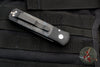 Protech Godson Out The Side Auto (OTS)- Black Handle With Fat Carbon Dark Matter Blue Inlays- Black Blade 7FC31