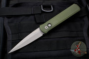 Protech Godfather Out The Side (OTS) Knife- Green Handle- Blasted Blade 920-GREEN