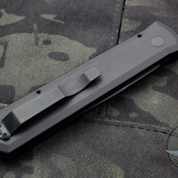 Protech Godfather Operator Out The Side (OTS) Knife- Black Handle- Black Blade & HW- Tritium Inlaid Button 921-OPERATOR