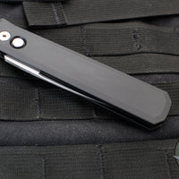 Protech Godfather Out The Side (OTS) Knife- Black Handle- Satin Blade 921-SATIN