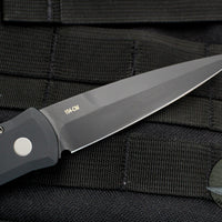 Protech Godfather Black Out The Side (OTS) Knife With Black Blade 921