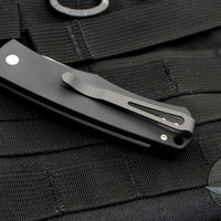 Protech Magic "Whiskers" Out The Side (OTS) Auto Hidden Bolster Release Knife Black Body Stonewash Blade BR-1.3
