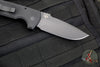 Protech Les George Rockeye Out The Side (OTS) Auto- Black Handle- Black D2 Steel Blade LG303-D2
