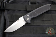 Protech Les George Rockeye Out The Side (OTS) Auto- Textured Black Handle- Stonewash Blade LG305