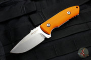 Protech Les George SBR Short Bladed Rockeye Orange G-10 Handle Stonewash/Satin Fixed Blade LG501-Orange SBR
