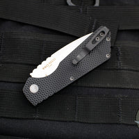 Protech Pro Strider PT + Textured Black Body- Stonewash Magnacut Steel Blade PT205
