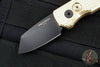Protech Runt Out The Side (OTS) Auto Knife- Special Aluminum Bronze- Dragonscale Handle- DLC Black Reverse Tanto Blade R5241