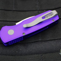 Protech Runt OTS Auto Knife- Wharncliffe- Purple Handle- Stonewash Wharncliffe Magnacut Steel Blade  R5301-Purple