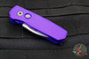 Protech Runt OTS Auto Knife- Wharncliffe- Purple Handle- Stonewash Wharncliffe Magnacut Steel Blade  R5301-Purple