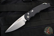 Protech Tactical Response 5 OTS Auto Black Handle Bead Blast Plain Blade T501