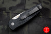 Protech TR-3 Tactical Response 3 Out The Side (OTS) Auto Knife Black Fish Scale Handle Stonewash Plain Edge TR-3 X1 SW