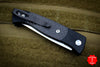 Protech Small Brend 2 Black Body Carbon Fiber Inlays Satin Blade Out The Side (OTS) Auto Knife 1204