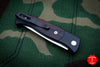 Protech Small Brend 2 Black Handle With Cocobolo Inlay Satin Blade Out The Side (OTS) Auto Knife 1206-C