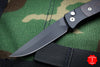 Protech Small Brend 2 Black Handle With Cocobolo Inlay Black Blade Out The Side (OTS) Auto Knife 1207-C