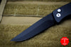 Protech Small Brend Black Body Black Blade Out The Side (OTS) Auto Knife 1221