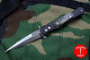 Protech Don Out The Side Black Handle Raffir Noble Inlay Satin Blade
