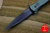 Protech Don Out The Side Dark Green Handle Black Blade