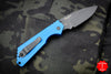 Strider SnG Auto OTS Blue Body Black Blade and Hardware 2403-BLUE