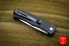 Protech Magic "Whiskers" Out The Side (OTS) Auto Hidden Bolster Release Knife Smooth Black Body Stonewash Blade BR-1.1