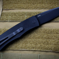 Protech Magic "Whiskers" Out The Side (OTS) Auto Hidden Bolster Release Knife Black Body Black Blade BR-1.7