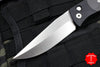 Protech Medium Brend Black Body Carbon Fiber Inlay Satin Blade Out The Side (OTS) Auto Knife 1304