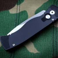 Protech Tactical Response 2 Black Body Satin Blade Out The Side (OTS) Auto Knife TR-2.3 SATIN