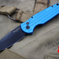 Protech TR-3 Blue Swat Tactical Response 3 Out The Side (OTS) Auto Knife TR-3 Blue Swat