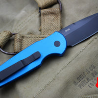 Protech TR-3 Blue Swat Tactical Response 3 Out The Side (OTS) Auto Knife TR-3 Blue Swat