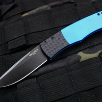 Protech Magic "Whiskers" Out The Side (OTS) Auto Hidden Bolster Release Knife Blue Body Black Blade BR-1.7 BLUE