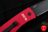 Protech Magic "Whiskers" Out The Side (OTS) Auto Hidden Bolster Release Knife Red Body Black Blade BR-1.7 RED
