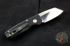 Protech Runt Special Blade Show Black Textured Body Mirror Reverse Tanto Blade Out The Side (OTS) Auto Knife R5208