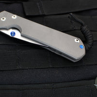 Chris Reeve Large Sebenza 31- Double Lug- Polished Drop Point Blade L31-1000 DL POLISHED IN S45VN