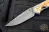 Chris Reeve Large Sebenza 31- Box Elder Wood Inlay- Drop Point- Boomerang Damascus Blade L31-1110