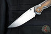 Chris Reeve Large Sebenza 31- Drop Point- Double Silver Lugs- Macassar Ebony Wood Inlay S45VN Steel Blade L31-1116 DL