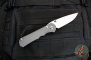Chris Reeve- Large Inkosi- LEFT HANDED- Plain Drop Point LIN-1001 Magnacut